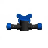 Conexiune plată de calitate pentru irigare, inel atașat, mini supapă 22x22 50 buc.